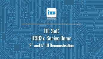 ITE IT983x Small-sized HMI Demonstration