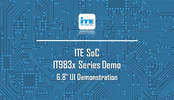 ITE IT983x Medium-sized HMI Demonstration